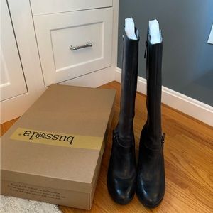 Brand NEW Bussola Black Boots, Size 9